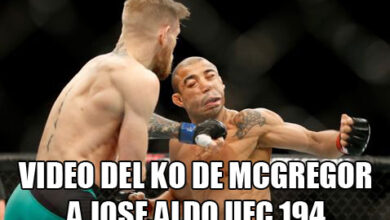 Photo of Video Mc Gregor noqueando a Jose Aldo en 13 segundos