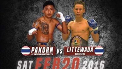 Photo of Pakorn vs. Littewada fijada para Muay Thai Superfights en Irlanda