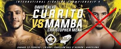 Photo of Cambio de rival para «Currito» en IFC4