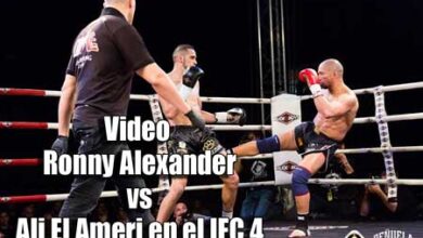 Photo of Video Ronny Alexander vs Ali El Ameri en el IFC 4