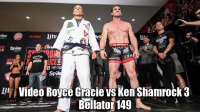 Photo of Video Royce Gracie vs Ken Shamrock 3- Bellator 149