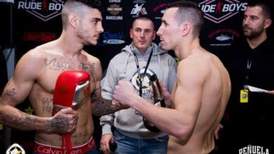 Photo of Video 3º asalto Sergio ‘Dinamita’ Sánchez vs David Calvo ‘Currito’