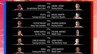 Photo of Listado peleas K1Ribeth Team Events en Valencia