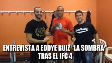 Photo of Entrevista a Eddye Ruiz tras el IFC 4