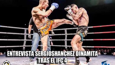 Photo of Entrevista a Sergio Sanchez «Dinamita» después del IFC 4
