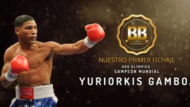 Photo of Yuriorkis Gamboa firma con BB Promotions