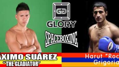 Photo of Máximo Suárez peleará en Glory 29 contra Harut Grigorian