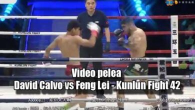 Photo of Video pelea David Calvo vs Feng Lei – Kunlun Fight 42