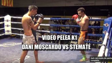 Photo of Video combate Dani Moscardó vs Florin Stemate