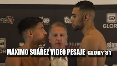 Photo of Maximo Suárez en Glory 31 resultados pesaje y video