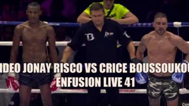 Photo of Video Jonay Risco vs Crice Boussoukou  Enfusion Live 41