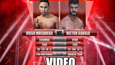 Photo of Victor Garulo vs Diego Mosquera Video K1