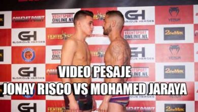 Photo of Video pesaje Jonay Risco vs Mohamed Haraya Enfusion Live 43