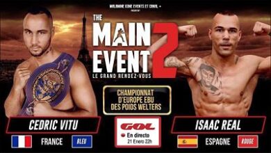 Photo of Video Isaac Real «Chaca» vs Cedric Vitu -Titulo EBU