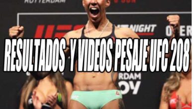 Photo of UFC 208 resultados pesaje y video