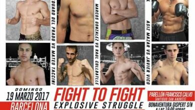 Photo of Velada «Fight to fight» en Barcelona