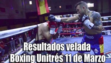 Photo of Resultados velada Boxing Unitrés 11 de Marzo-Valencia
