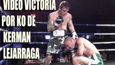 Photo of Video victoria por KO de Kerman Lejarraga a Krisztian Santa