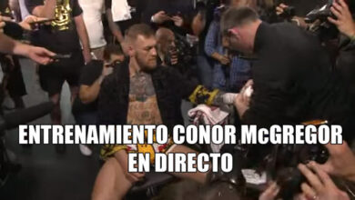 Photo of Entrenamiento Conor McGregor en directo