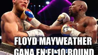 Photo of Floyd Mayweather vence en el 10 a Conor Mc Gregor