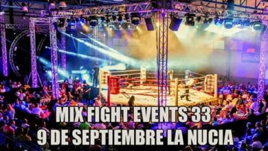Photo of Mix Fight Events 33 en La Nucia – 9 Septiembre 2017