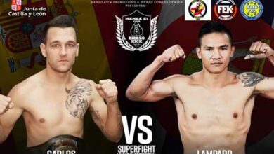 Photo of Muay Thai en El Bierzo: Carlos Araya vs Lampard Sor Kamsing
