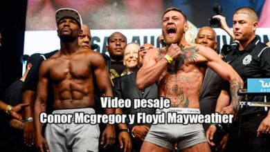 Photo of Video pesaje Floyd Mayweather vs Conor Mc Gregor