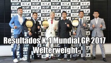 Photo of Resultados K-1 Mundial GP 2017 Welterweight