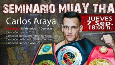 Photo of Seminario de Muay Thai con Carlos Araya en Murcia 07-09-17