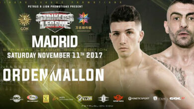 Photo of Dani Orden vs Miguel Mallon se enfrentan en Strikers League Madrid 11-11-17