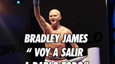 Photo of Bradley James » Voy a salir a darlo todo, quiero el  cinturón «