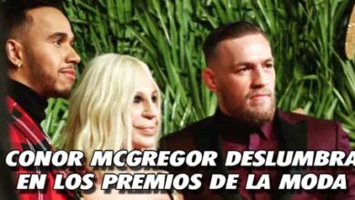 Photo of Conor McGregor deslumbra en los premios de la moda del Reino Unido