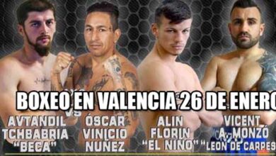 Photo of Boxeo Internacional en Sedaví-Valencia 26 de enero 2018