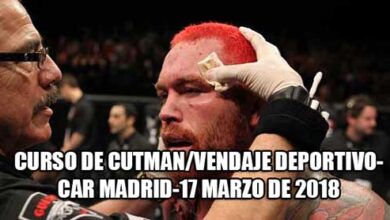 Photo of CURSO DE CUTMAN/VENDAJE DEPORTIVO-CAR MADRID-17 MARZO DE 2018