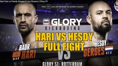Photo of Video  Badr Hari vs Hesdy Gerges II -Glory 51