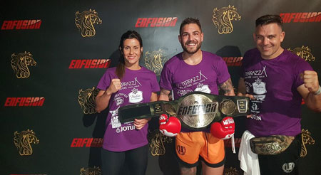 JONAY RISCO VENCE A BUAKAW Y RETIENE EL CINTURÓN DE ENFUSION | SpaceBoxing