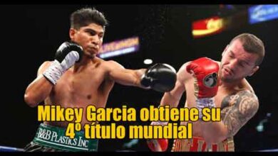 Photo of Mikey Garcia obtiene su 4º título mundial