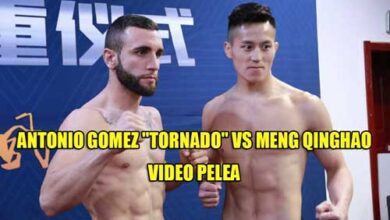 Photo of Video pelea Antonio Gomez «Tornado» Vs Meng Qinghao – China 7 de Abril