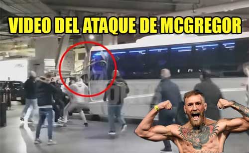 VIDEO DEL ATAQUE DE CONOR MCGREGOR