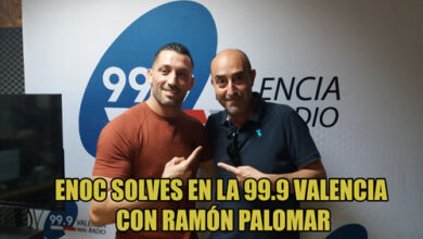 Photo of ENOC SOLVES EN LA 99.9 VALENCIA CON RAMÓN PALOMAR