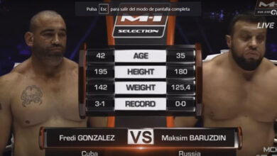 Photo of Video Freddie Gonzalez vs. Maxim Baruzdin, M-1 Challenge 92