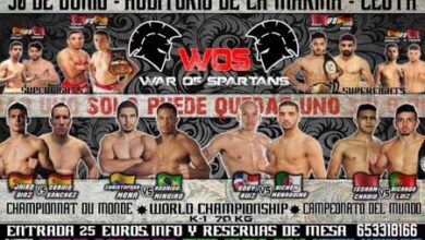 Photo of War of Spartans : 8 luchadores se enfrentarán por 6.000 €