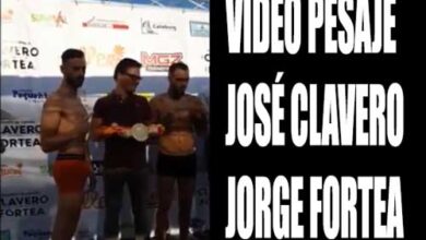 Photo of Video pesaje José Clavero -Jorge Fortea