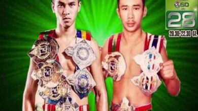 Photo of Panpayak vs Superlek el 16 de agosto en el Estadio Rajadamnern