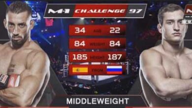 Photo of VIDEO ENOC SOLVES TORRES VS RUSLAN SHAMILOV M-1 CHALLENGE 97