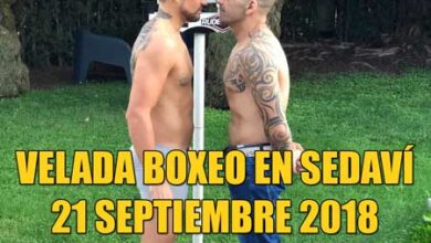 Photo of Pesaje correcto para la velada de Boxeo en Sedaví 21/09/18