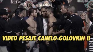 Photo of Video pesaje Pesaje Canelo-Golovkin II