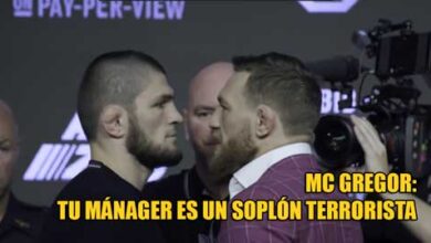 Photo of McGregor llama «soplón terrorista» al mánager Khabib