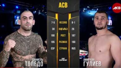 Photo of Daniel «Jacaré» Toledo se lesiona-Video combate
