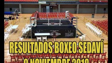Photo of Resultados Velada de Boxeo en Sedavi 9-11-18